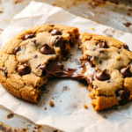 Stack of copycat Betty Crocker style chocolate chip cookies